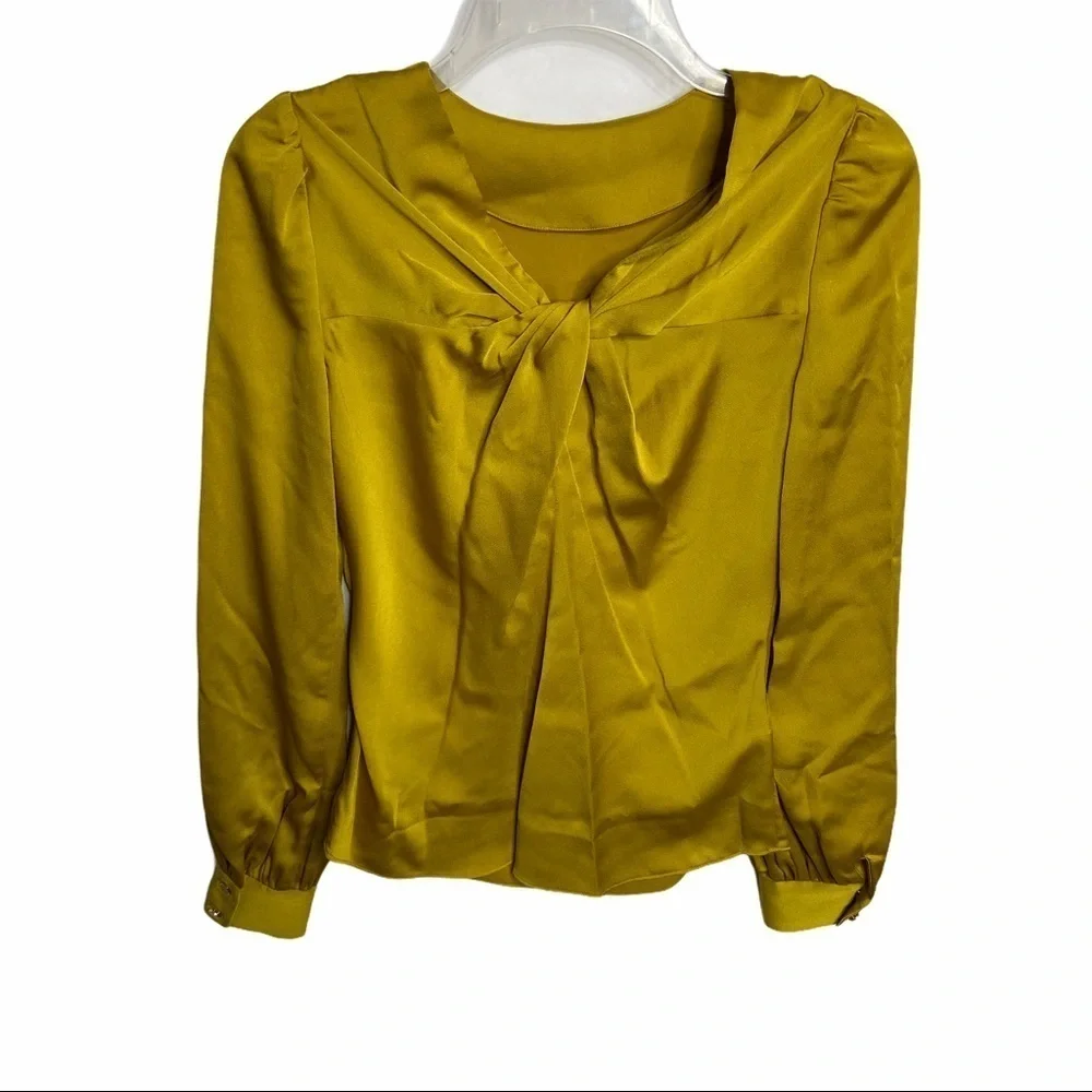 NWT Kate Spade Gold Twist Neck Convertible Top 00